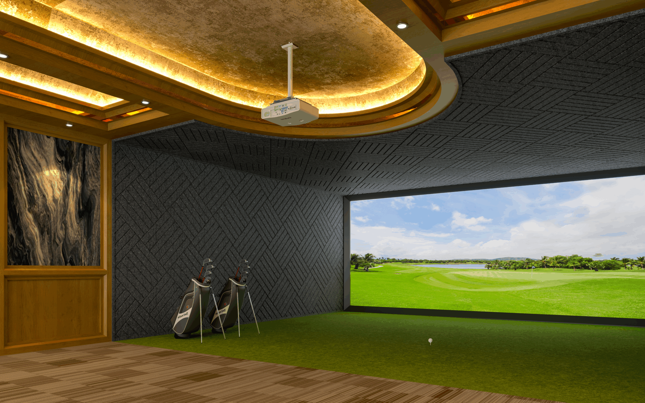 Are Golf Simulator Wall Panels Worth It? - Golf Simulator Sound Panels